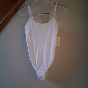 Eyecandy White One-Piece With Snaps Size Large NWT